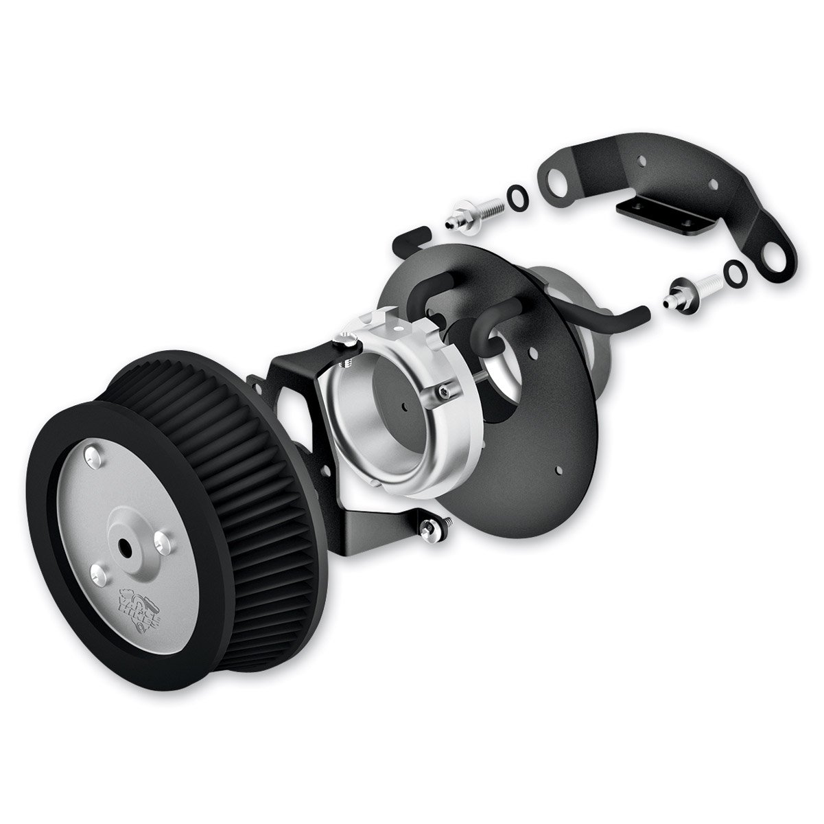 Vance & Hines V02 Naked Air Intake Kit for Harley Touring Models (2014) - High Performance Air Filter & Motorcycle Accessories #71029 - Upgrade Your Ride for Better Airflow & Engine Performance