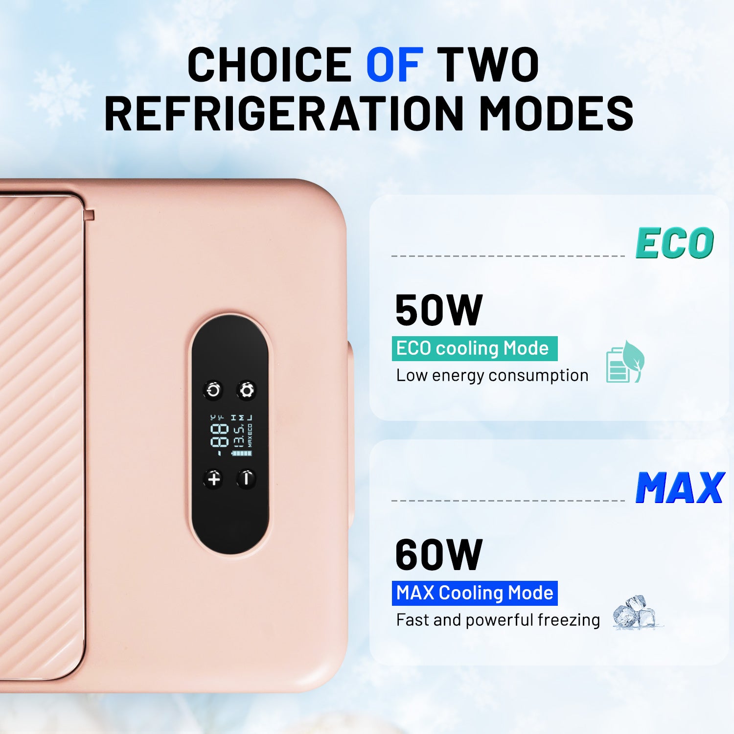 Alpicool S15 Pink 12V Portable Car Refrigerator - Compact Mini Fridge for Road Trips, Camping & Outdoor Adventures