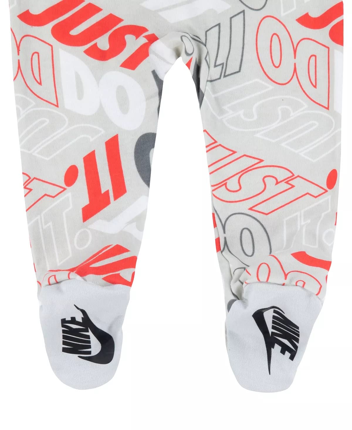 Nike Baby Boy Full Zip Sleep & Play Footed Coverall - Soft Cotton One-Piece Pajamas for Newborns & Infants - Perfect for Bedtime, Playtime & Travel
