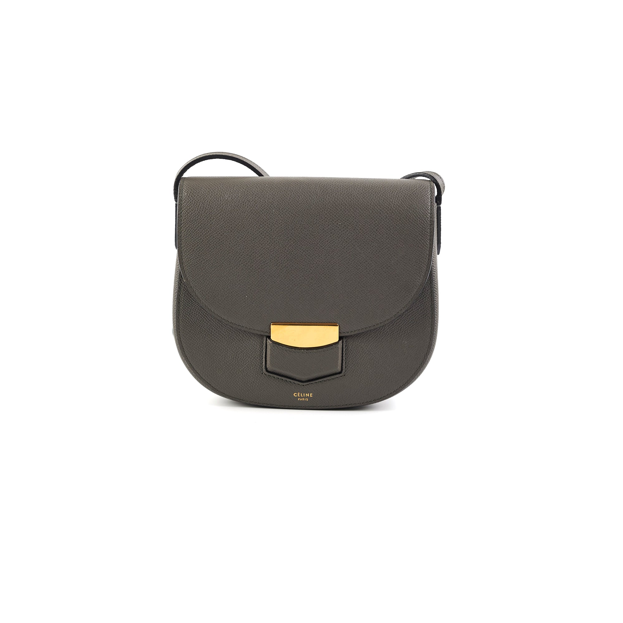 Celine Trotteur Bag Grey - Luxury Crossbody Handbag for Women, Perfect for Work, Travel & Evening Out