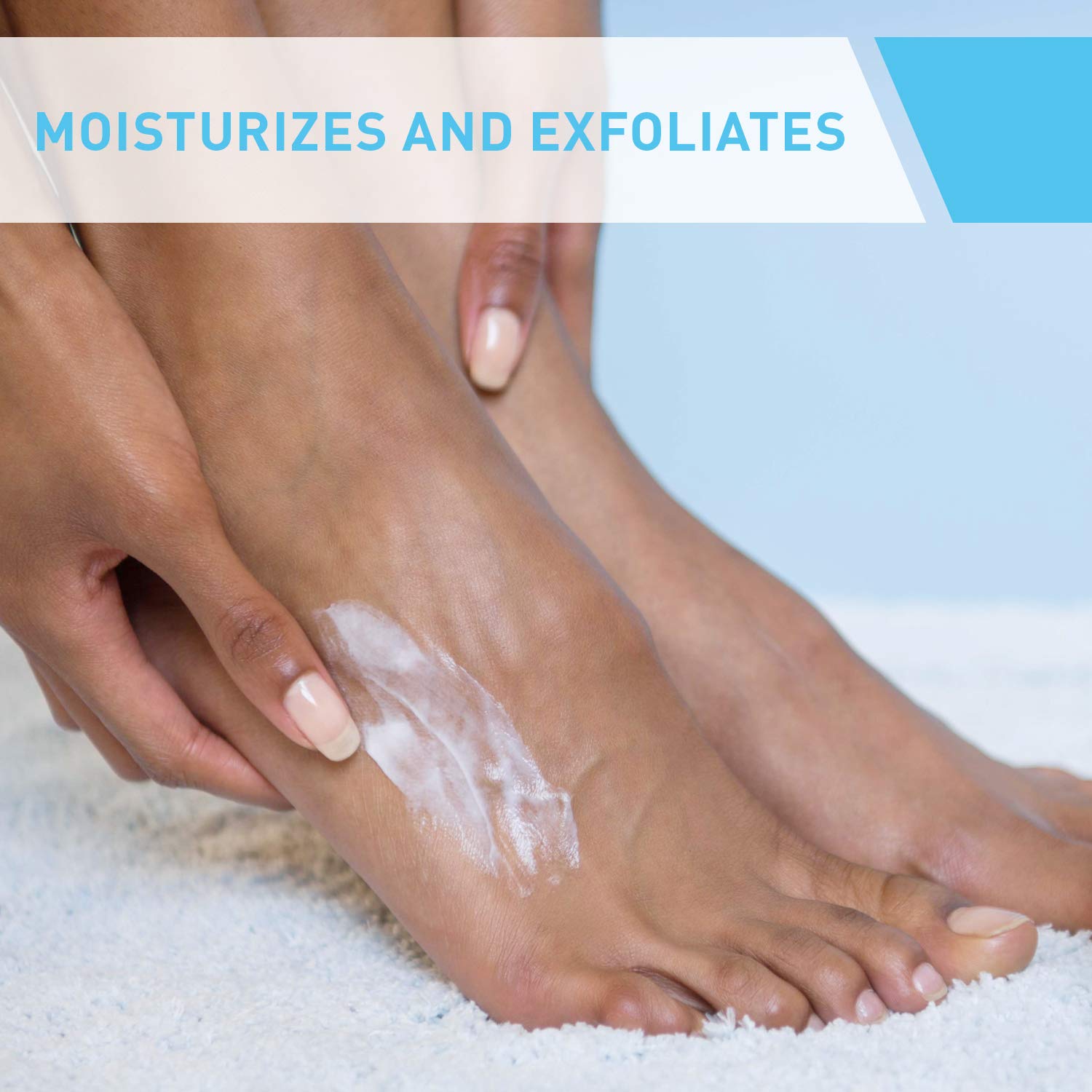 CeraVe SA Renewing Foot Cream with Salicylic Acid 88ml - Moisturizing Treatment for Extremely Dry, Rough & Bumpy Skin - Ideal for Cracked Heels, Calluses & Foot Care Routine