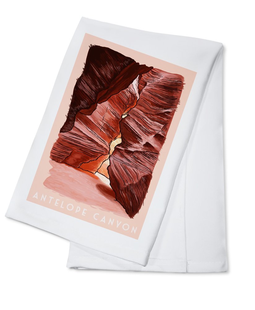 Arizona Antelope Canyon 100% Cotton Tea Towel - Decorative Hand Towel for Kitchen, Home Decor & Gift - Perfect for Drying Dishes, Decorating, and Hostess Gifts