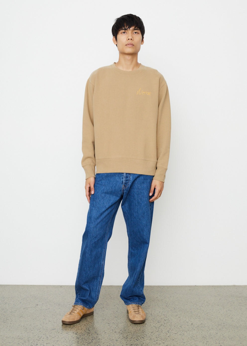 Arne Chain Stitch Logo Sweatshirt - Trendy Unisex Pullover for Men & Women | Perfect for Casual Wear, Street Style & Fall Fashion