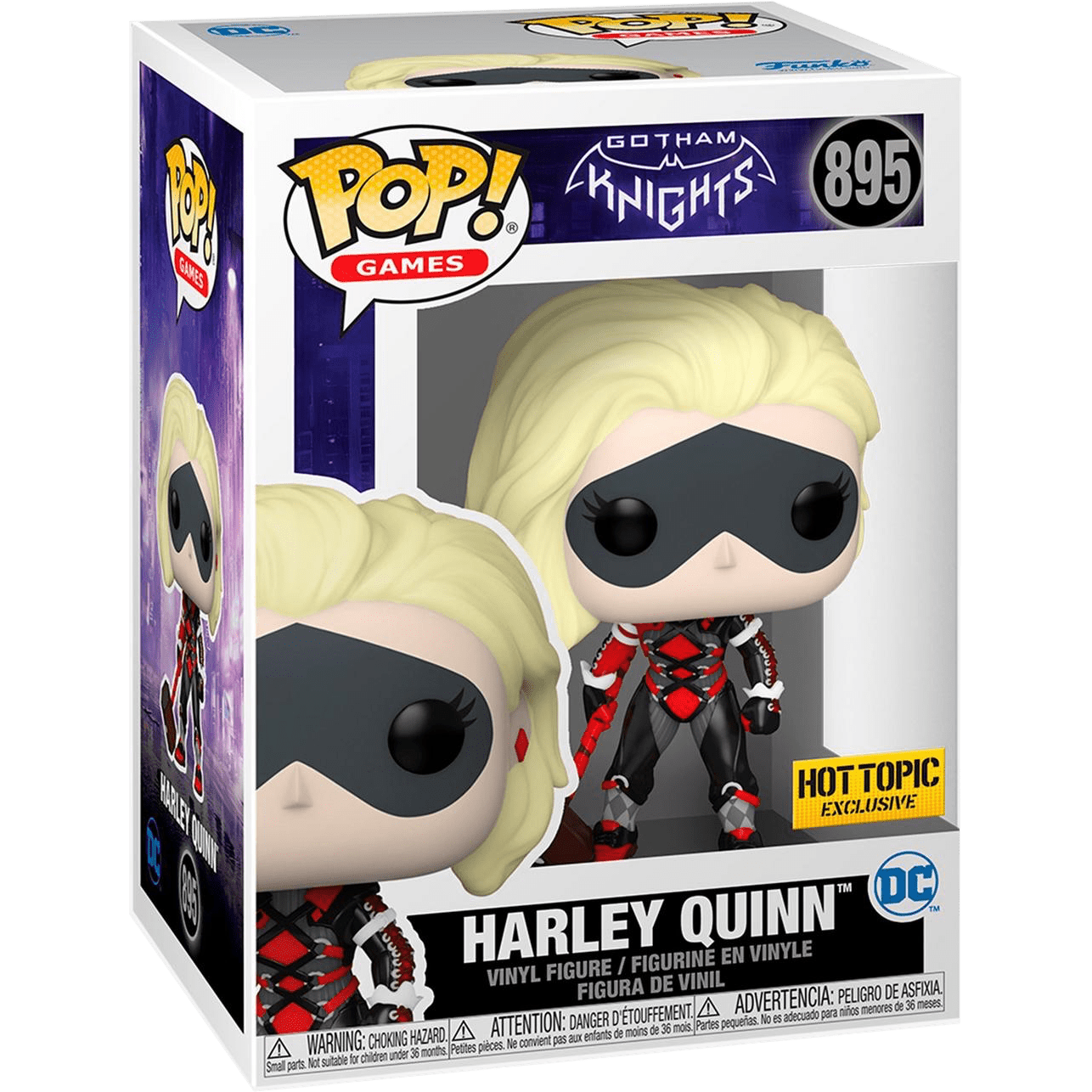 DC Gotham Knights Harley Quinn Collectible Action Figure - Perfect for Fans, Collectors, and Display in Home or Office