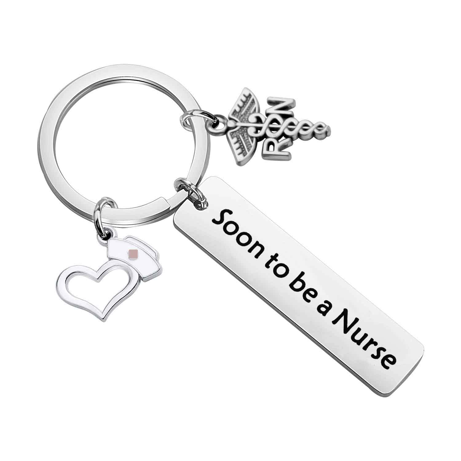 Future Nurse Graduation Gift Keychain - Inspirational Medical Student Gift for Soon-to-Be Nurses - Perfect for Nursing School Graduation, Clinicals & Work