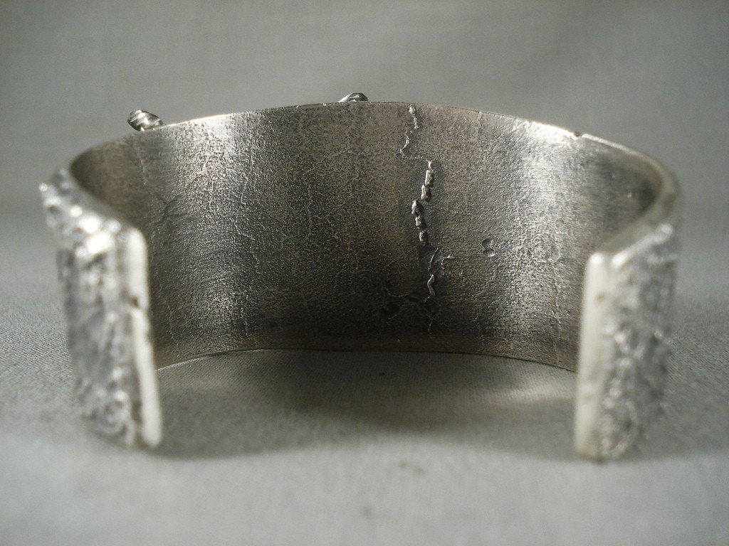 Authentic Navajo Spider Bracelet - 100 Gram Sterling Silver Native American Jewelry for Women, Handmade Tribal Accessory - Perfect for Boho Fashion, Festivals & Spiritual Gifts