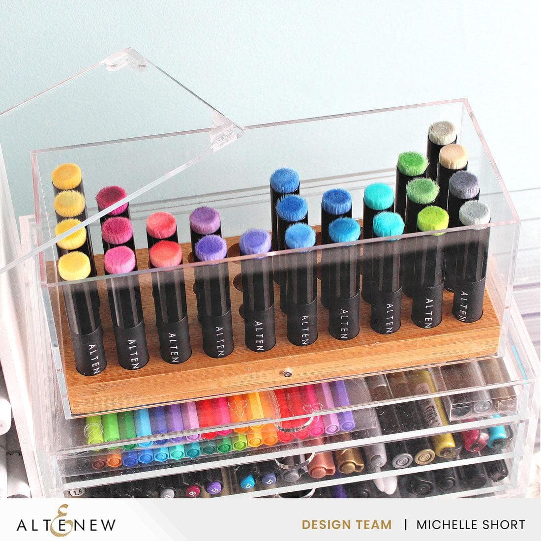 40 Mini Blending Brushes Set with Storage Case - Professional Makeup Brush Kit for Eyeshadow & Blending - Perfect for Travel, Makeup Artists & Beginners
