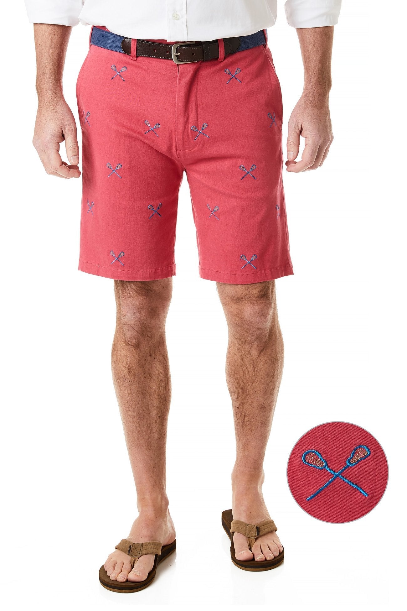 Cisco Short Stretch Twill Hurricane Red Lacrosse Jersey - Breathable & Durable Performance Shirt for Lacrosse Players & Fans - Perfect for Games, Training & Team Sports