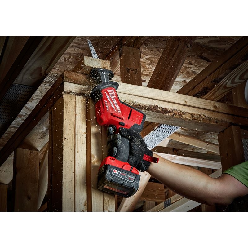 M18 FUEL 18V Brushless Cordless HACKZALL Reciprocating Saw Kit with Lithium-Ion Battery - Powerful Cutting Tool for Construction, Demolition & DIY Home Projects