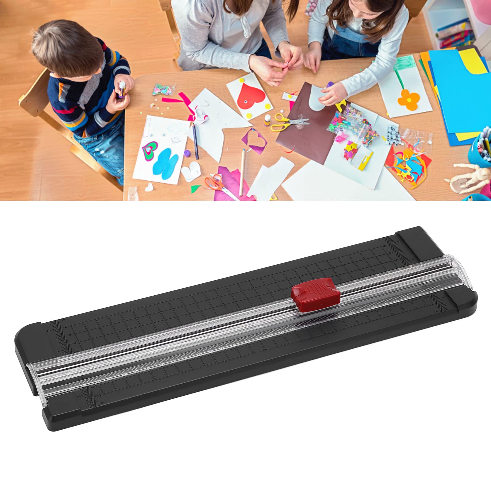 300mm A4 Paper Cutter - Heavy Duty Kraft Paper Trimmer for Office, School & Crafting | Easy to Use with Precise Cutting | Perfect for Scrapbooking, Card Making & Document Trimming
