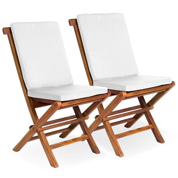 Portable Folding Chair Set with Comfortable Cushions - Perfect for Camping, Picnics, Beach & Outdoor Events