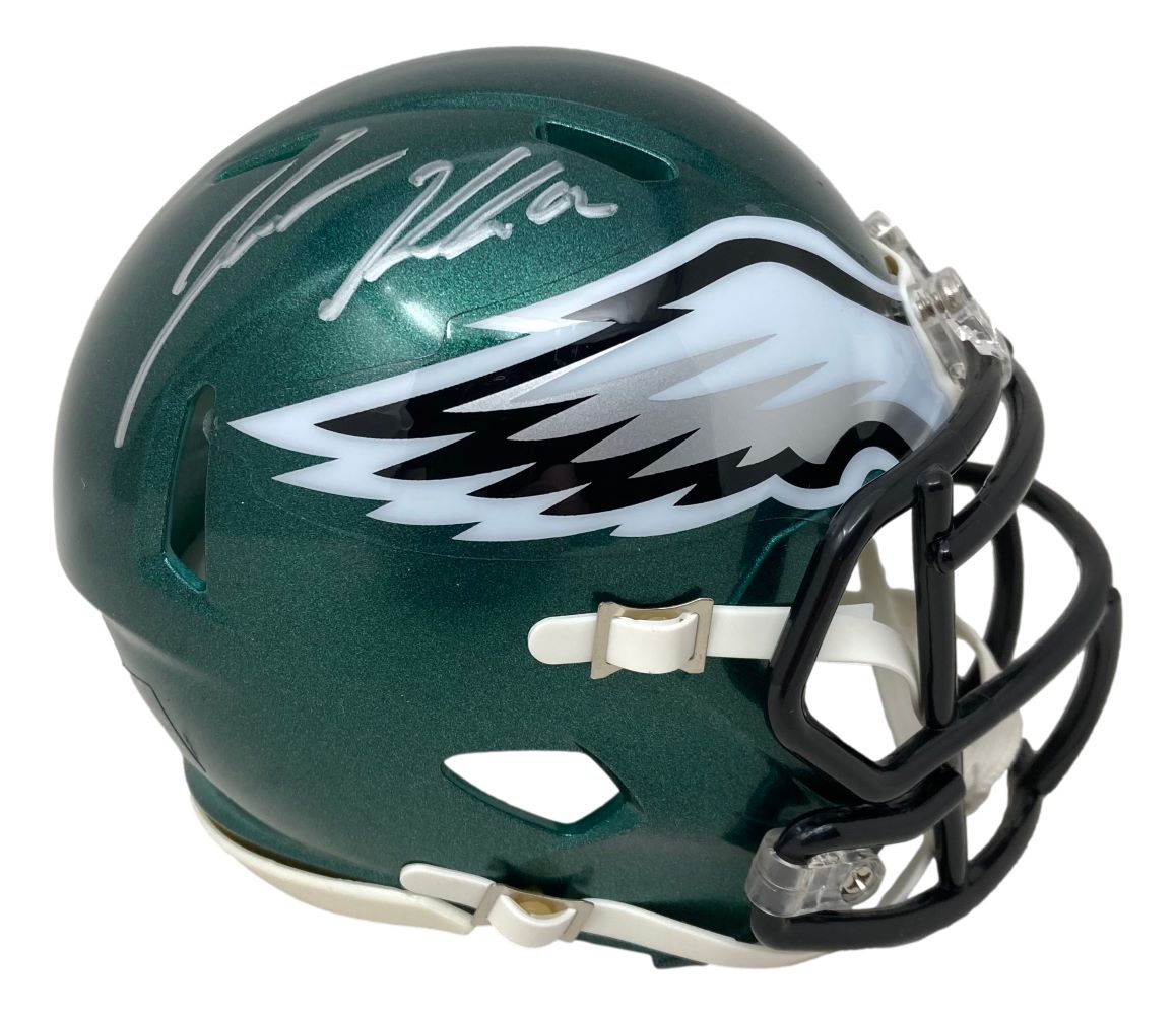 Jason Kelce Autographed Philadelphia Eagles Mini Speed Helmet with PSA ITP Hologram - Perfect for Eagles Fans, Sports Memorabilia Collectors & Man Cave Decor