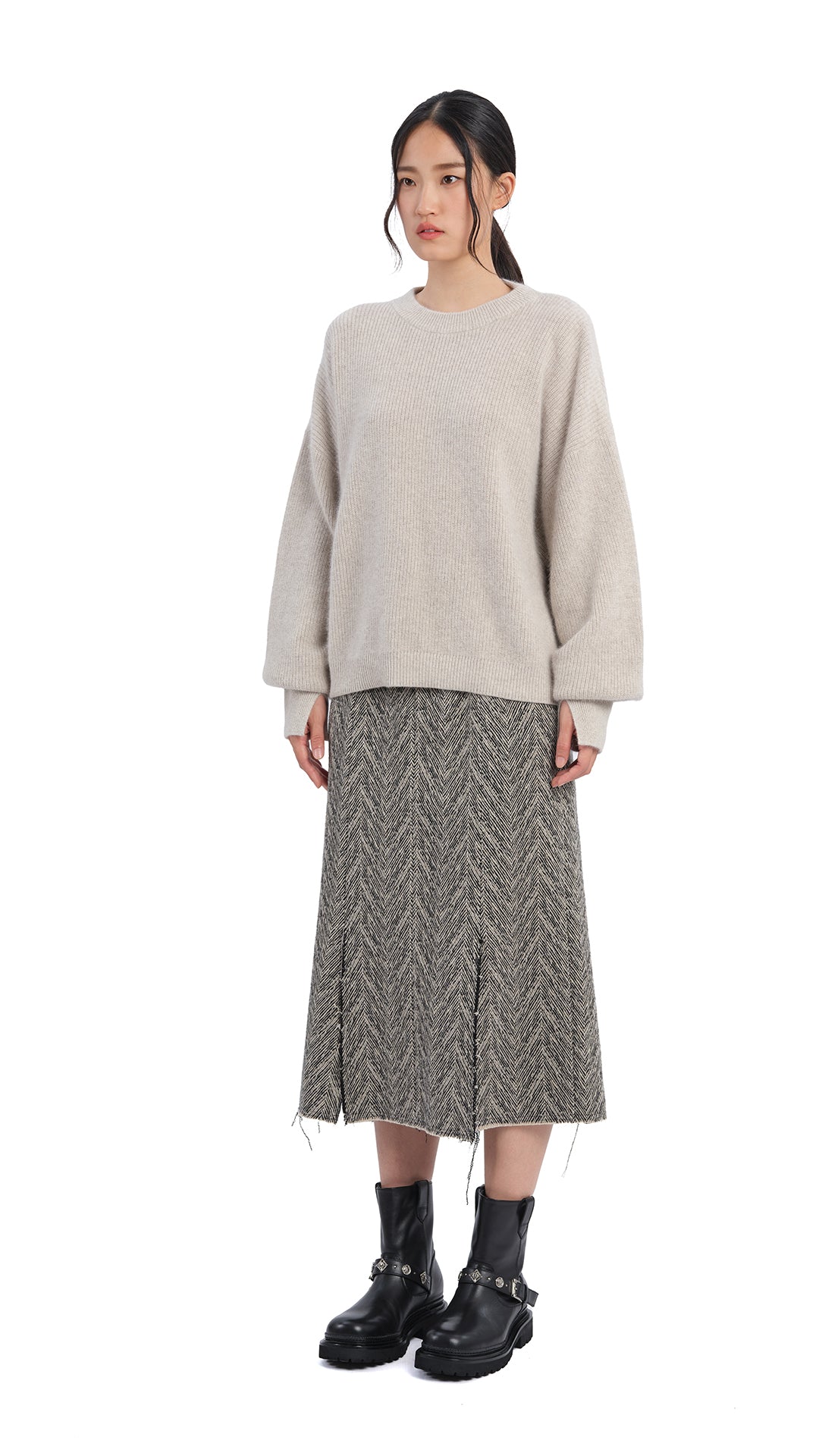 Fox Mix Cardigan Sweater for Women - Cozy Knit Open Front Long Sleeve Wrap - Perfect for Fall, Winter & Layering Outfits