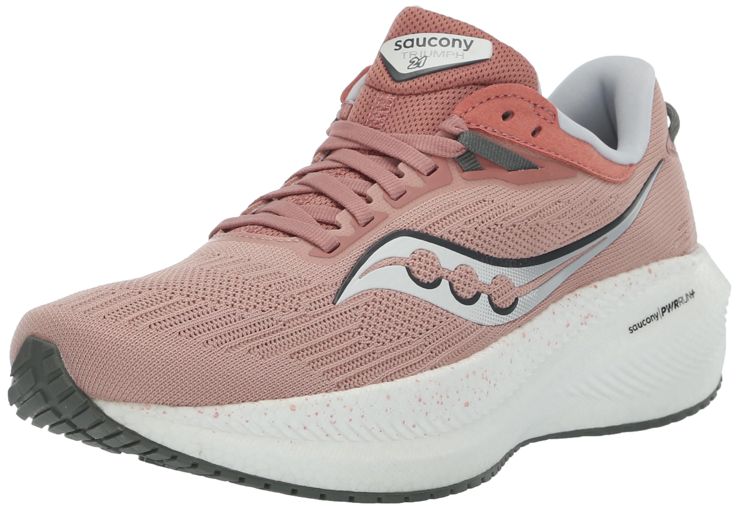 Saucony Women's Triumph 21 Running Shoes - Lightweight Cushioned Sneakers for Road Running, Jogging & Gym Workouts