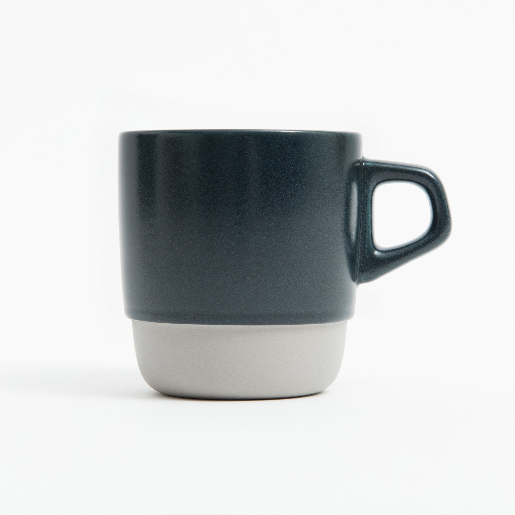 Kinto SCS Stacking Mug - Durable Ceramic Coffee Cup with Lid - Perfect for Home, Office & Travel - Ideal for Tea, Coffee & Hot Beverages