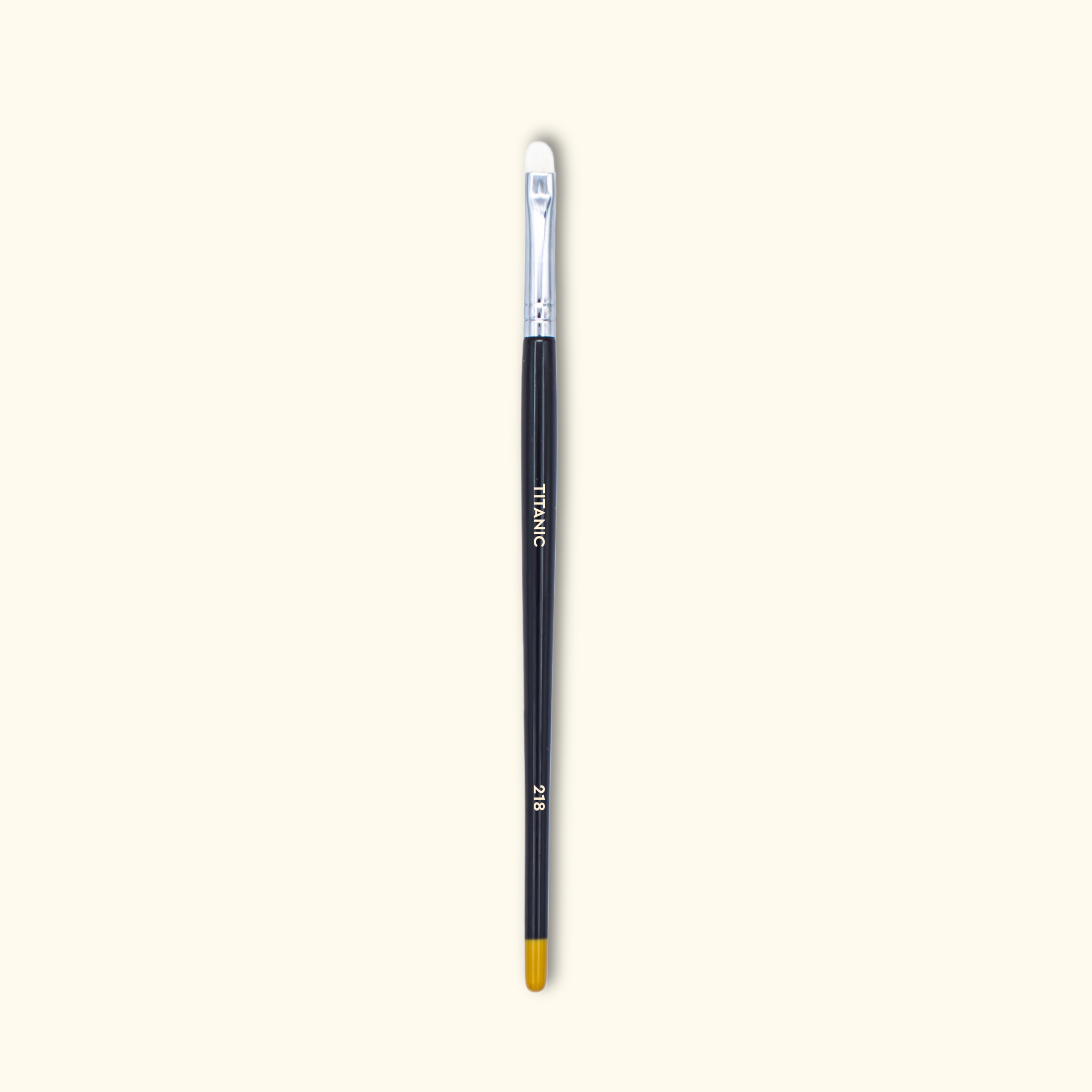 Mini Smokey Detailer Brush No. 218 - Professional Makeup Brush for Eyeshadow, Eyeliner & Smokey Eye Application - Perfect for Makeup Artists & Beauty Enthusiasts