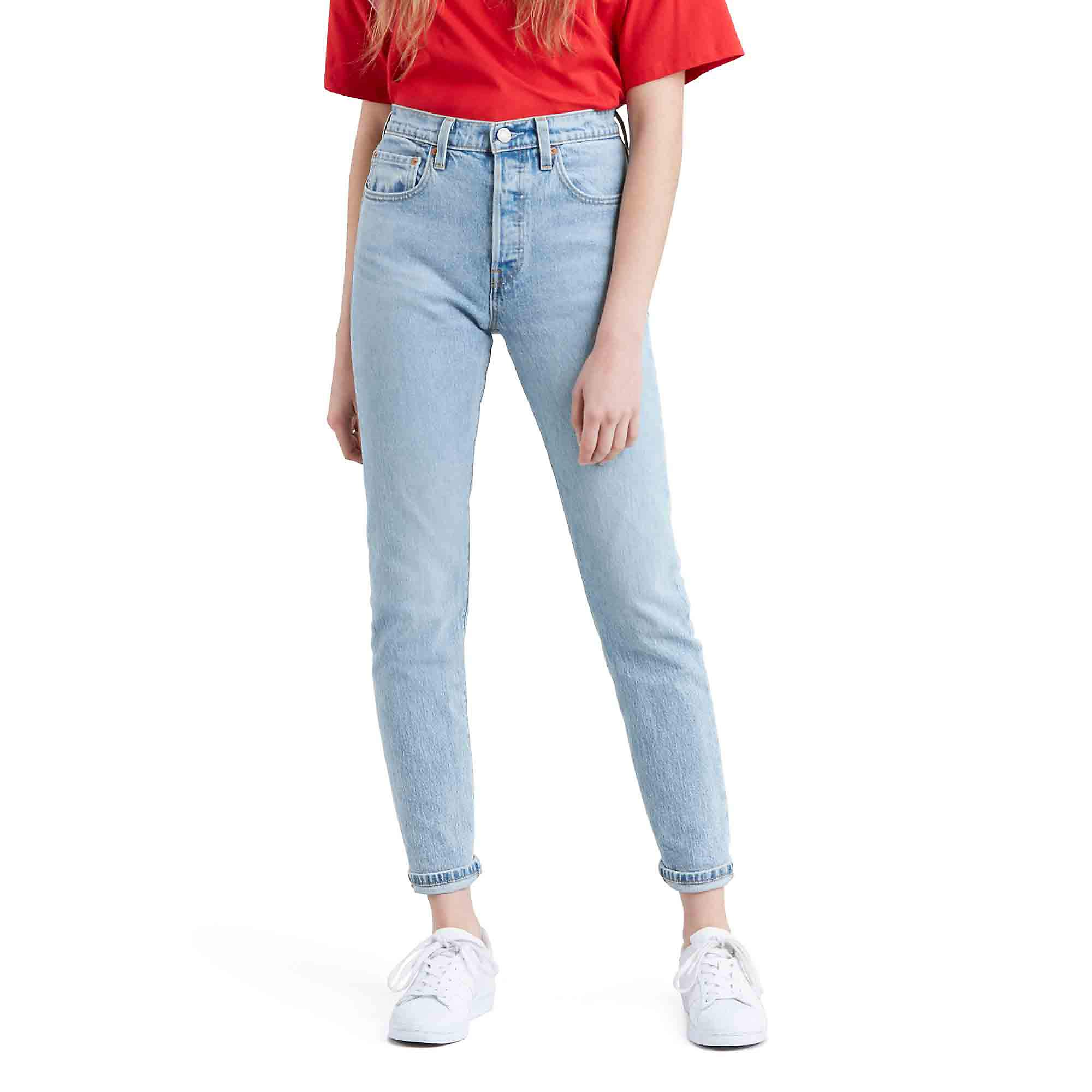 Levi's Women's Premium 501 Skinny Jeans - High Waist Stretch Denim Pants for Casual Wear & Everyday Outfits