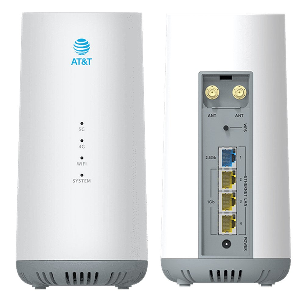 Renewed AT&T Internet Air 5G Gateway & Hotspot - White (Like New) | Business Data Plans | Fast 5G WiFi for Remote Work & Home Office