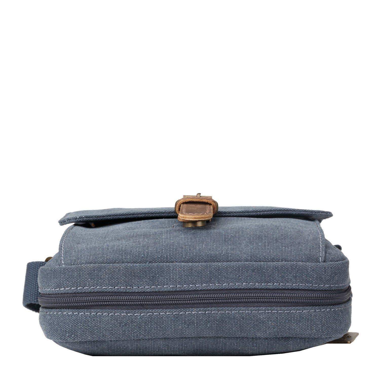 TRP0211 Troop London Classic Canvas Crossbody Bag for Men & Women - Stylish & Durable Everyday Shoulder Bag for Work, Travel & Casual Outings