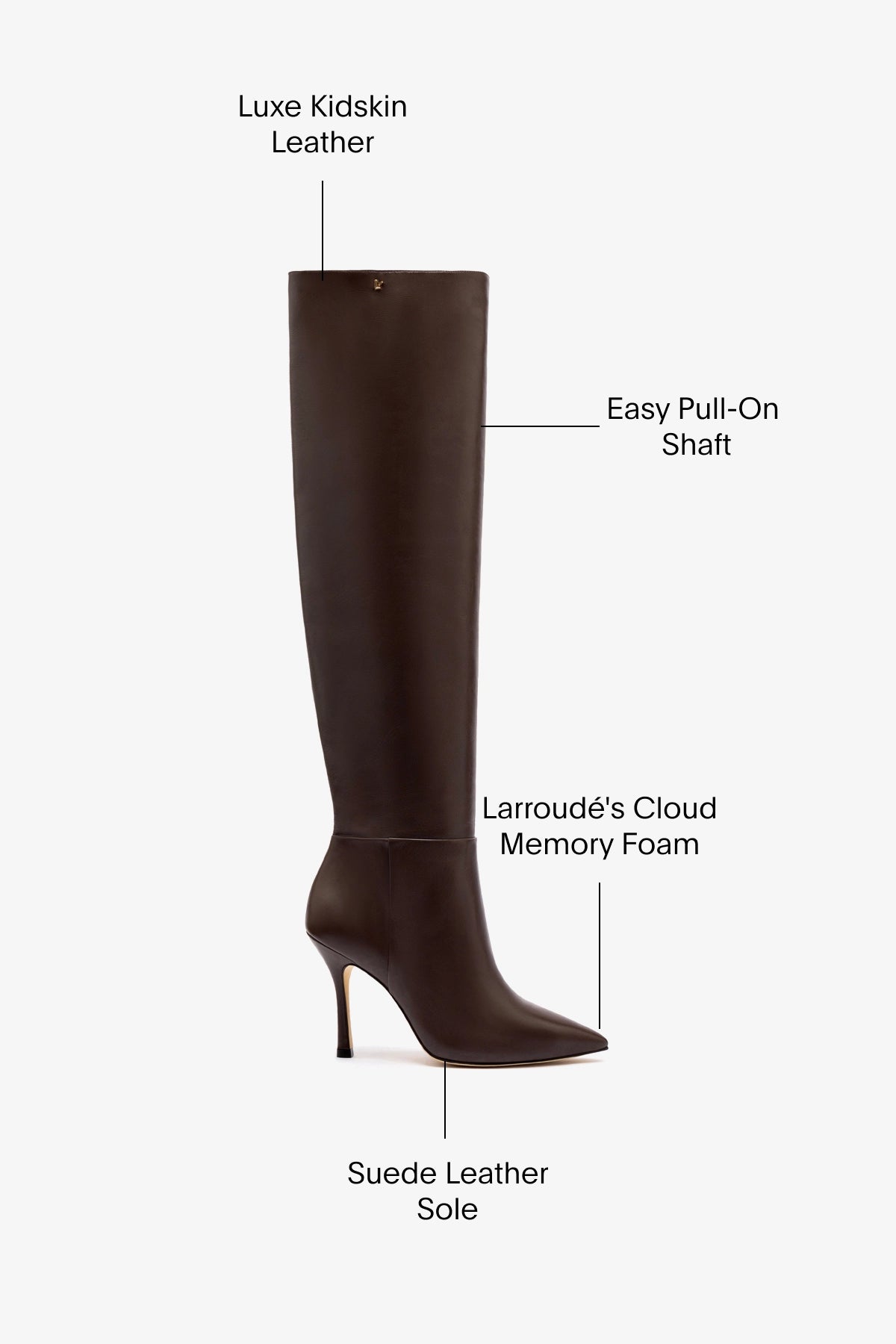 Kate Women's Brown Leather Hi Boots - Stylish & Comfortable Ankle Boots for Fall & Winter Fashion, Outdoor Walking & Casual Wear