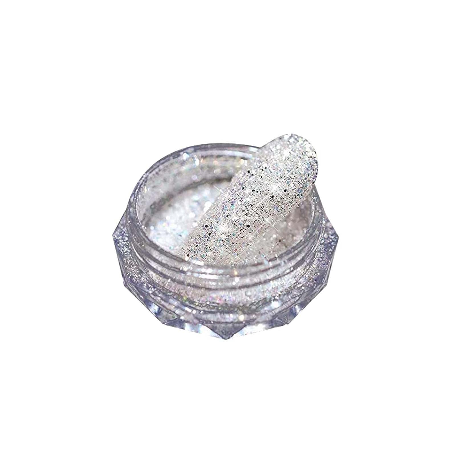 **Crystal Diamond Nail Powder - Chrome Glitter Nail Art Decoration for Flashing & Shiny Sugar Effect | Perfect for Manicures, Nail Salons & DIY Nail Art**