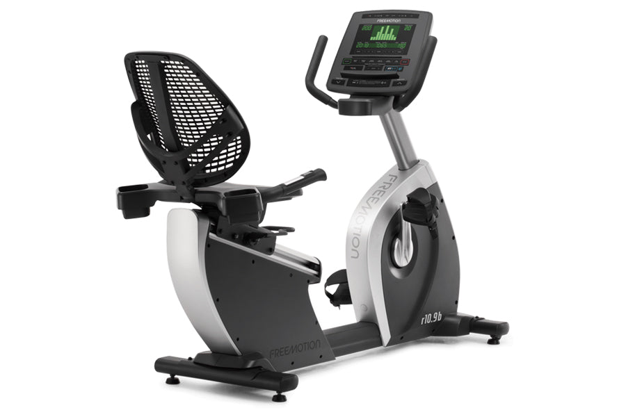 Freemotion R10.9b Recumbent Exercise Bike for Home Gym - Low Impact Workout Machine for Seniors & Physical Therapy - Compact Indoor Cycling Equipment for Small Spaces