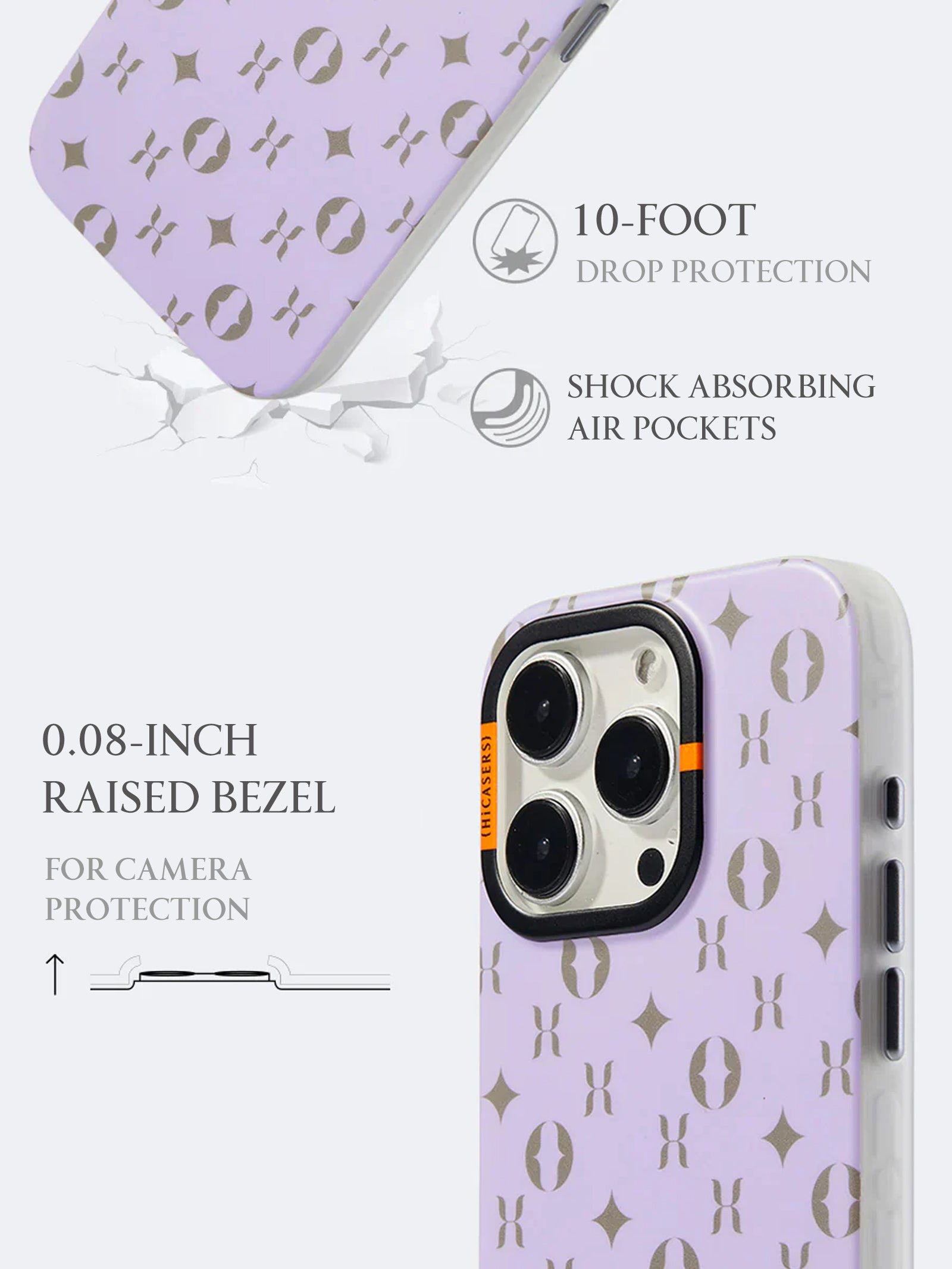 Custom Lavender Logo Phone Case - Personalized Design for iPhone & Samsung - Perfect for Gifts, Promotions & Branding