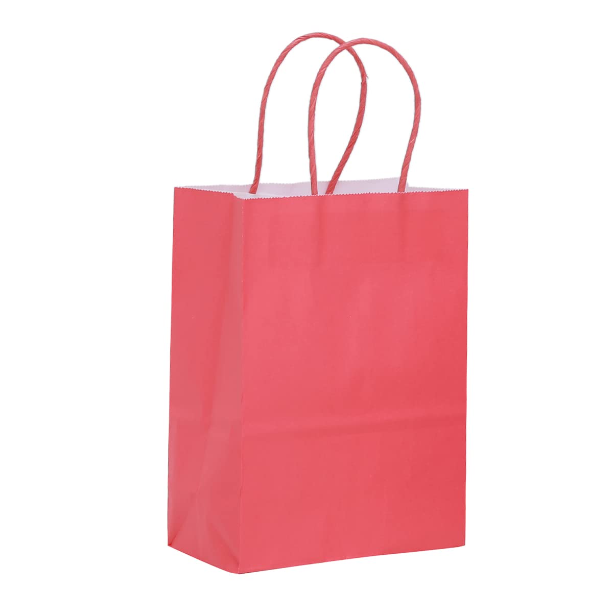 32-Pack Small Red Paper Gift Bags with Handles - 8.26