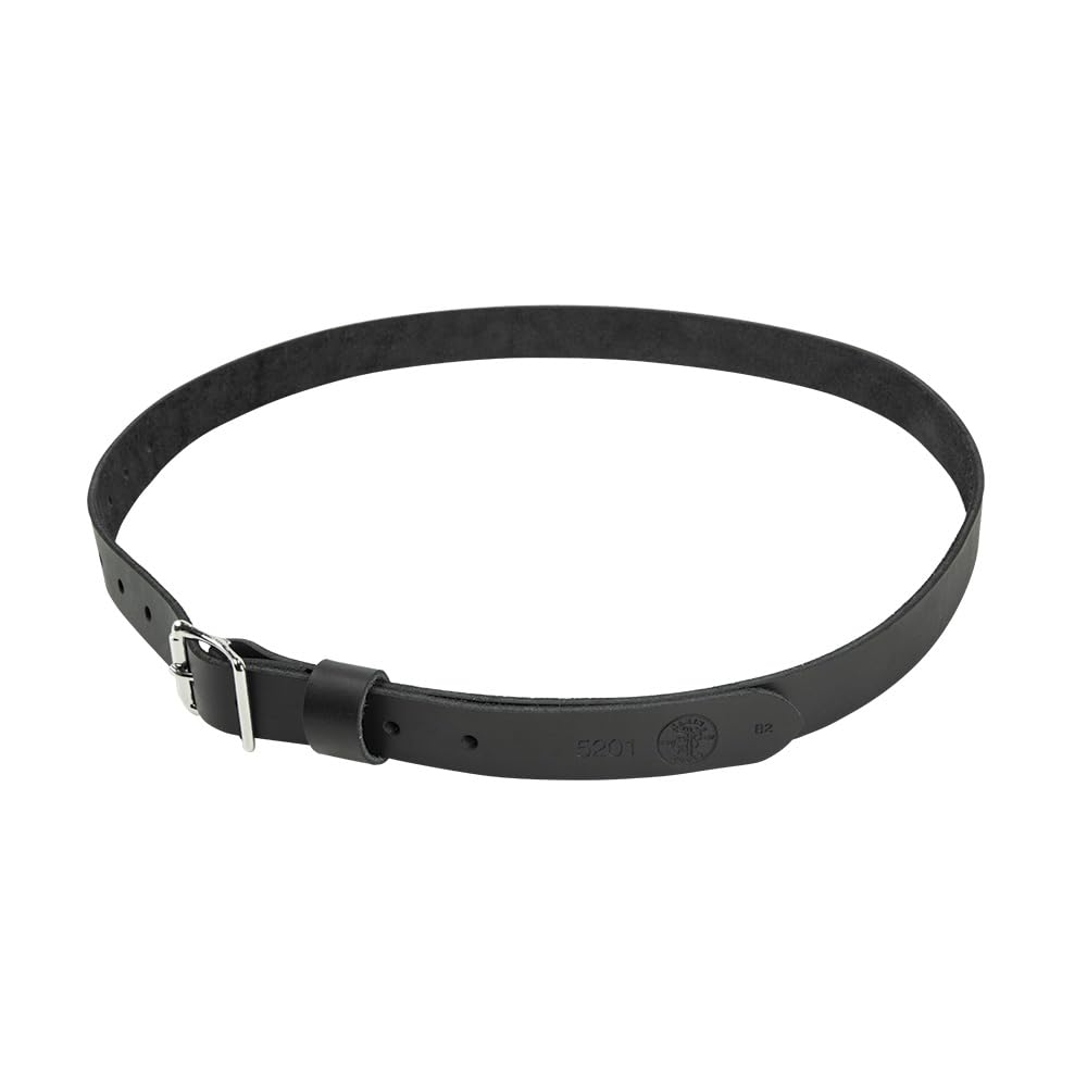Klein Tools 5201 Lightweight Tool Belt for Electricians & Contractors - Durable Work Belt with Multiple Pockets for Tools & Hardware - Perfect for Construction, Renovation & DIY Projects
