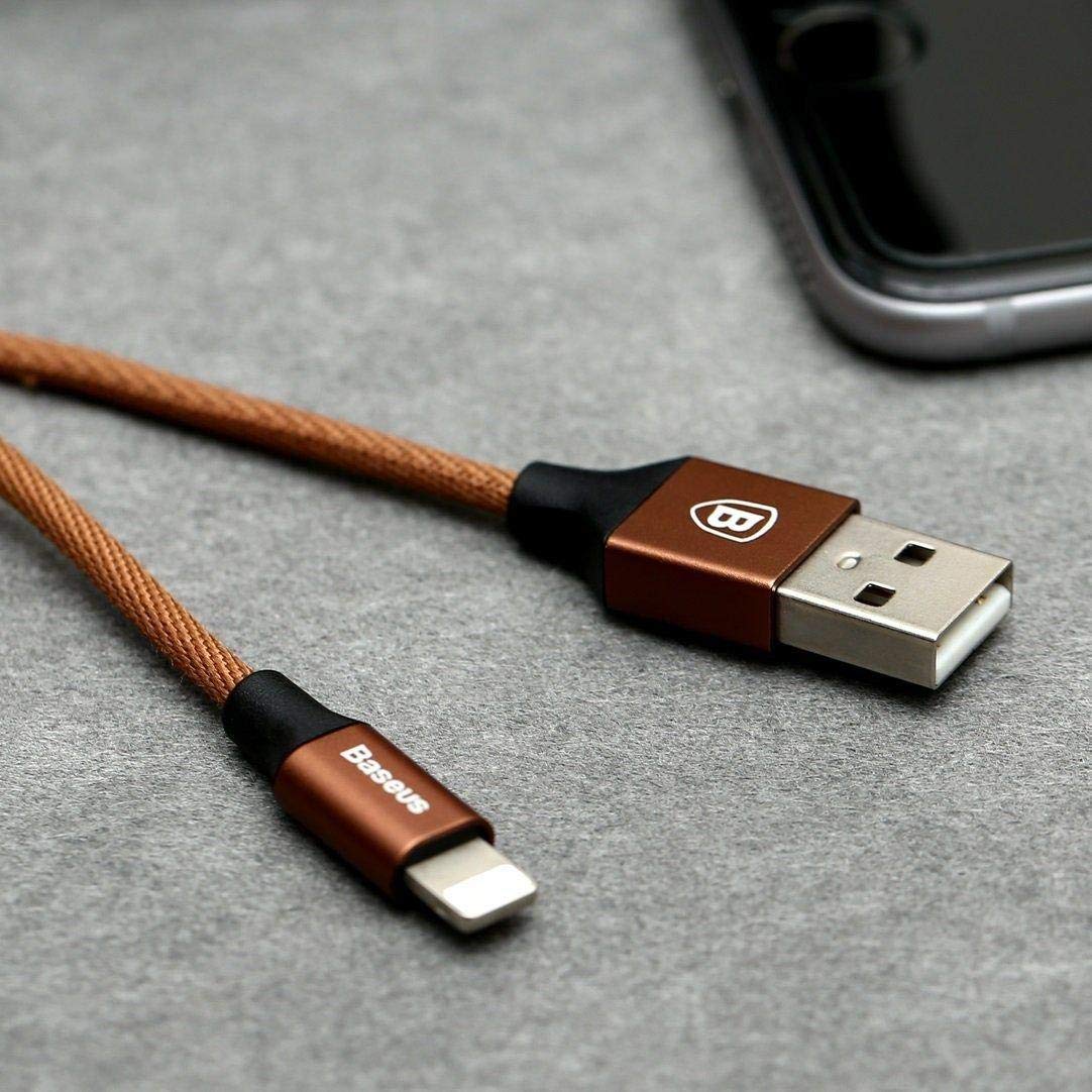 Baseus Yiven 10ft Lightning Cable for iPhone - Durable Fast Charging USB to Lightning Cable Compatible with iPhone 14/13/12/11/X/8/7/6 - Perfect for Home, Office, Car Charging & Travel