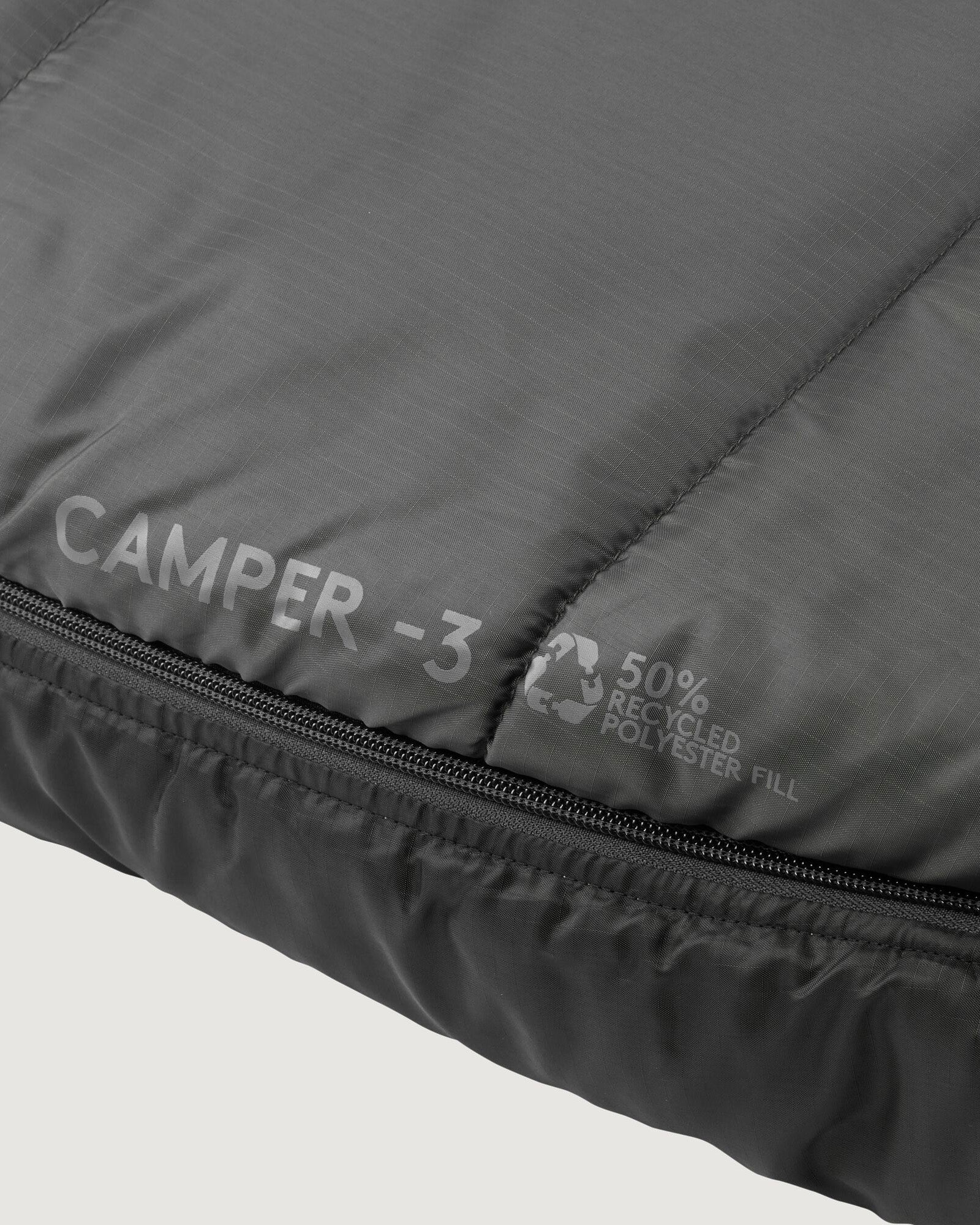 Camper 3-Person Sleeping Bag - Waterproof & Warm for Outdoor Camping, Hiking & Backpacking - Granite Color