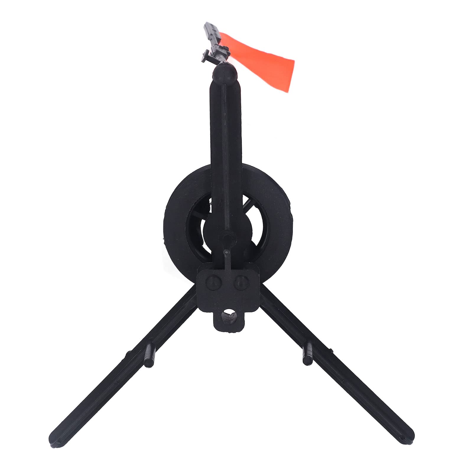 TopYond Winter Ice Fishing Flag - High Visibility Triangular Marker with Fixed Tip-Up Pole for Ice Fishing | Perfect for Ice Holes, Lake Fishing & Winter Angling