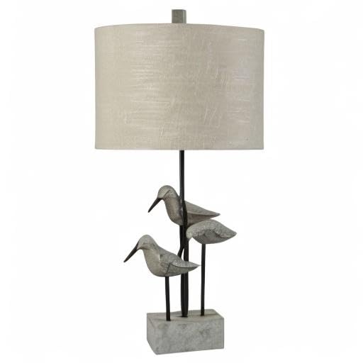 Modern Gray Table Lamp - Adjustable LED Desk Light for Home Office, Bedroom & Living Room - Energy Efficient & Eye-Caring Lighting Solution for Reading, Working & Relaxing