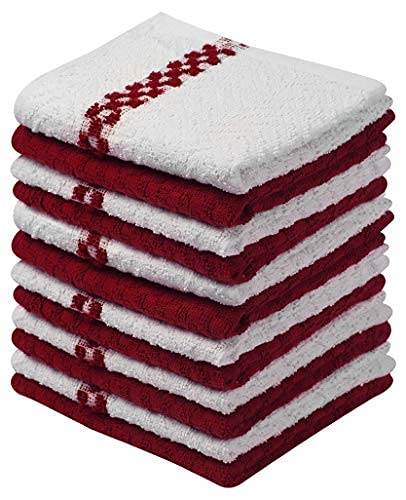 Premium 100% Ring Spun Cotton Kitchen Towels Set - 15