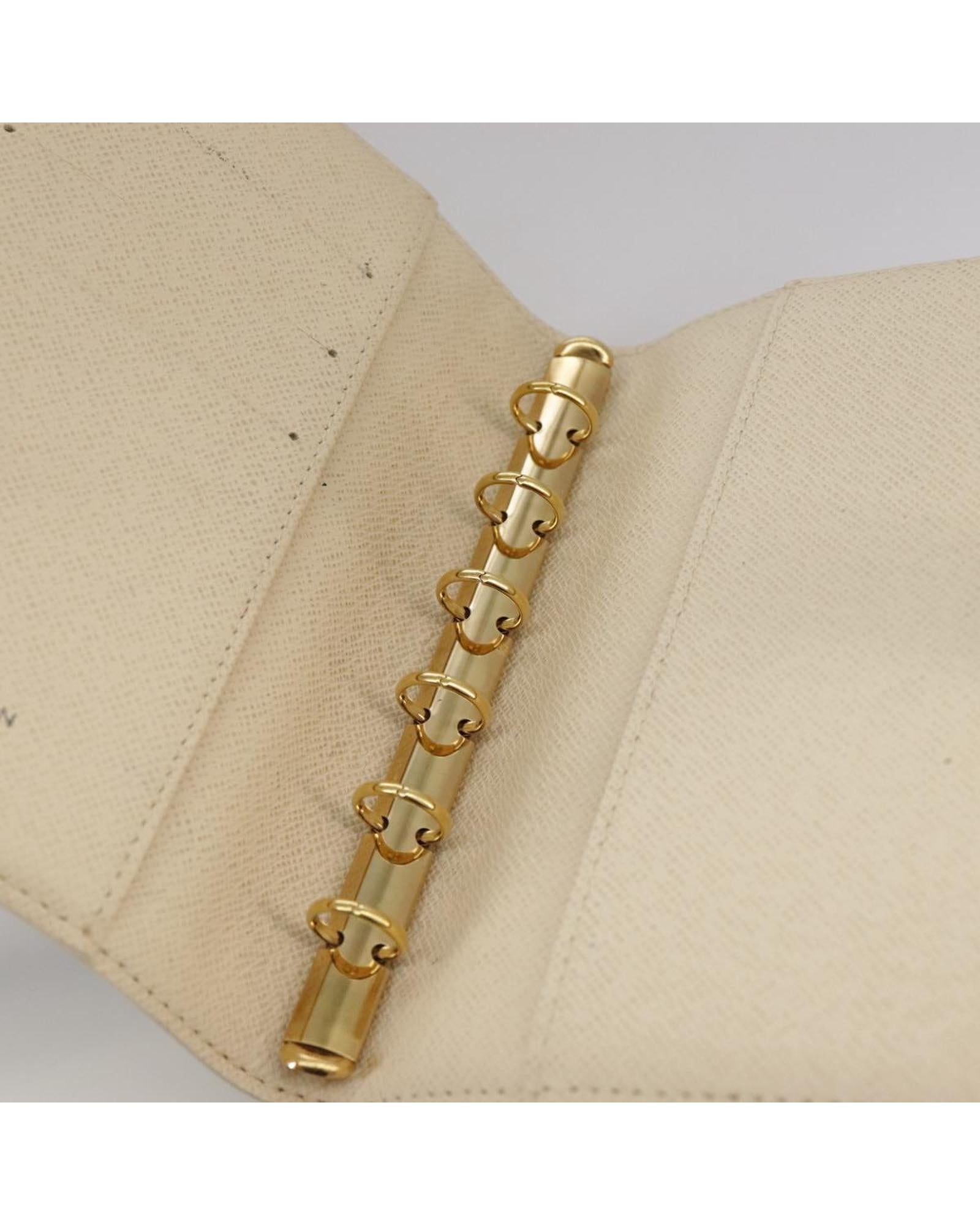 Louis Vuitton Agenda PM Damier Azur Leather Planner - Luxury Organizer for Business & Personal Use - Perfect for Meetings, Travel & Daily Scheduling