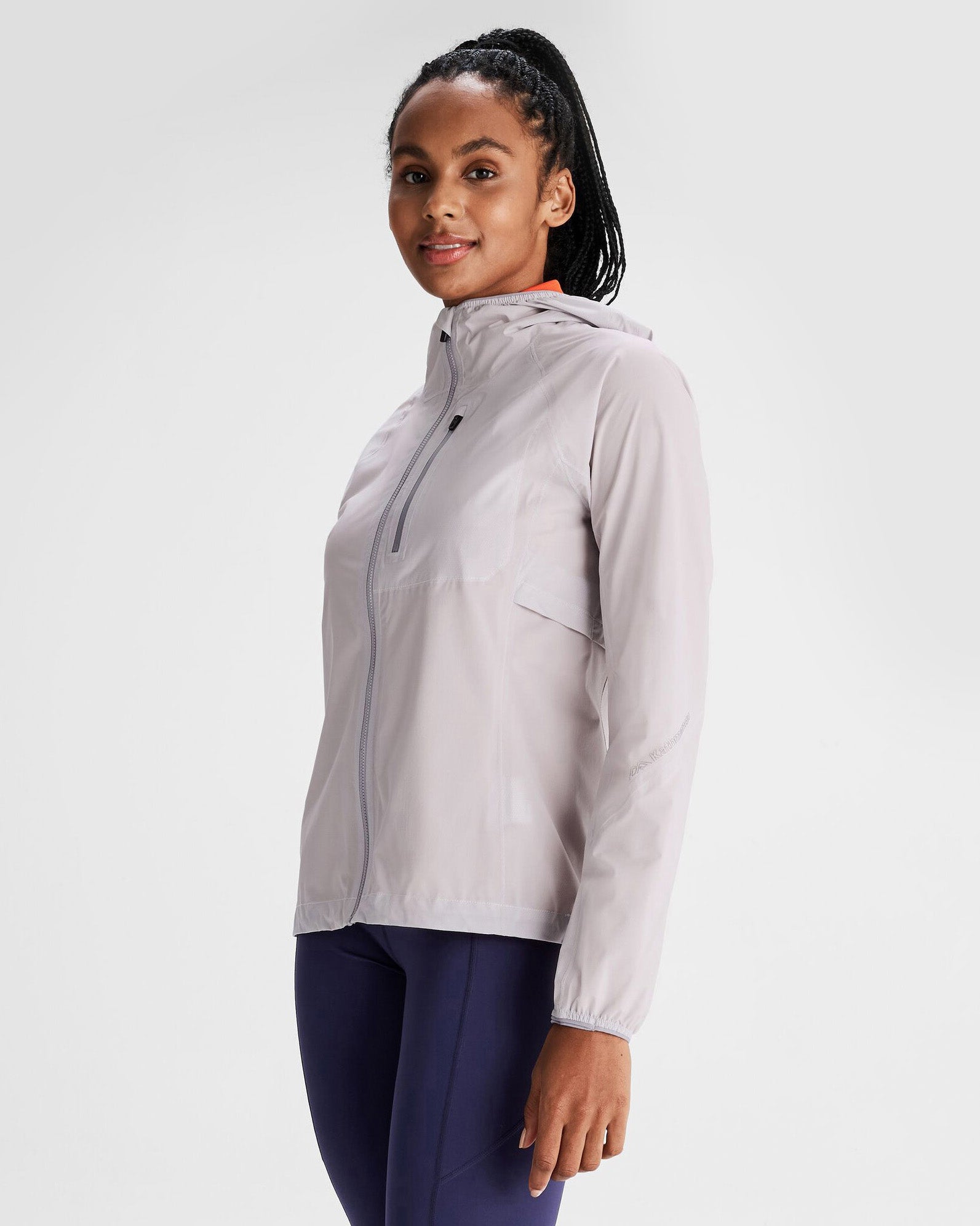 Women's Seeker 2.5L Waterproof Rain Jacket - Lightweight Windproof Hooded Outdoor Shell for Hiking & Travel (Dove Grey) - Perfect for Camping, Commuting & Rainy Day Adventures