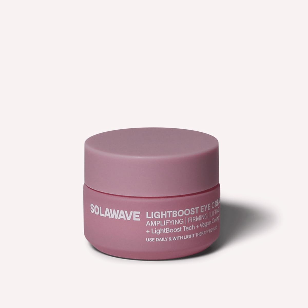 Solawave LightBoost Eye Cream for Dark Circles & Puffiness - Anti-Aging Under Eye Treatment with Wrinkle Smoothing & Brightening | Hydrating Formula with Collagen Support | Perfect for Red Light Therapy & Nighttime Skincare Routine