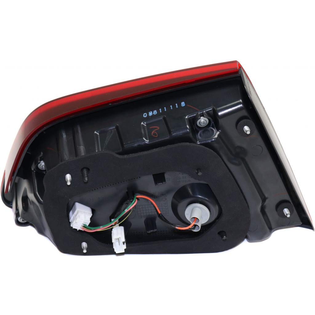 2014-2015 Kia Optima Left Inner Tail Light Assembly - LED DOT Certified Replacement for KI2803105 & 92404-2T620 | Perfect for Night Driving & Enhanced Safety