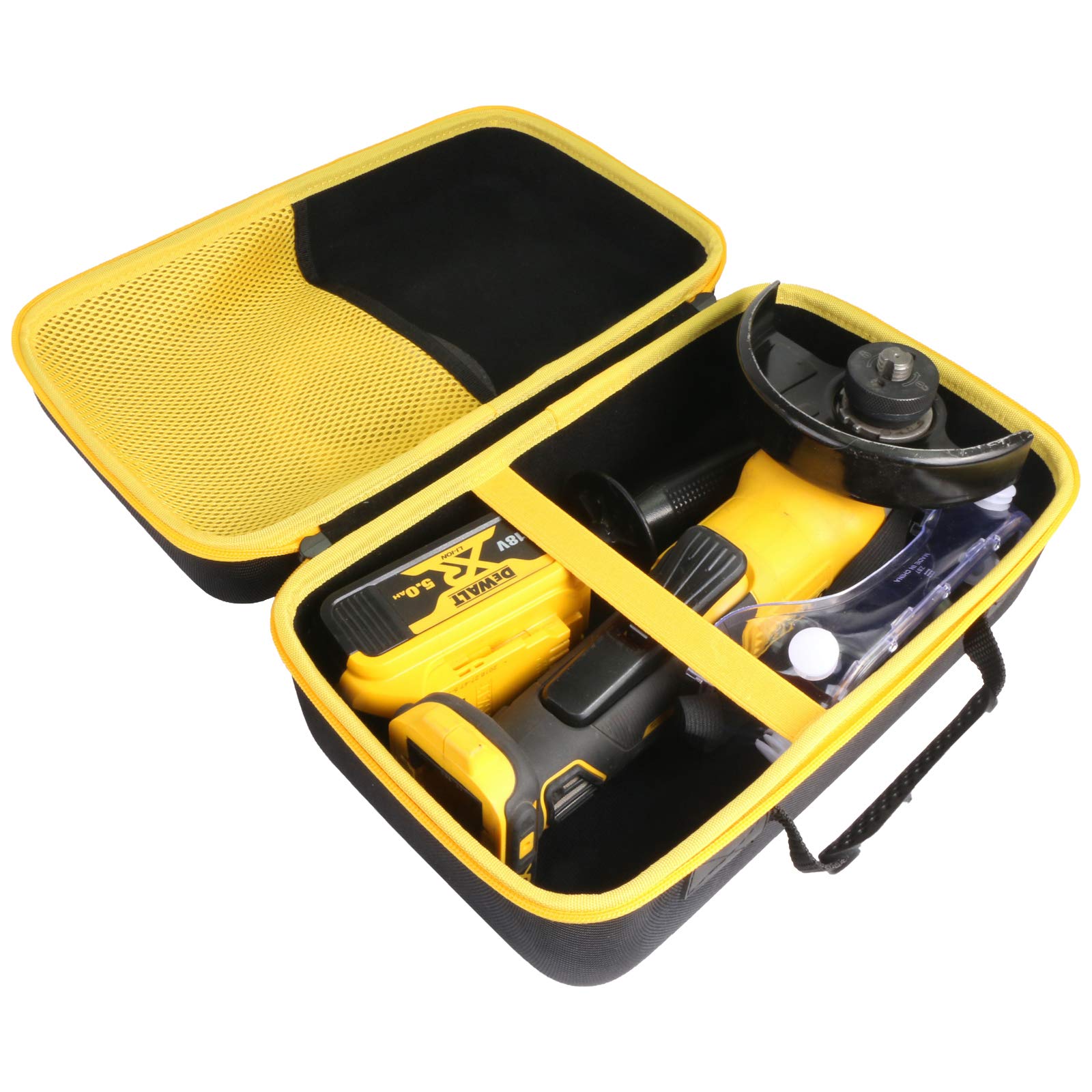 Aenllosi Heavy Duty Hard Carrying Case for DEWALT DCG413B 20V MAX Brushless Cut Off Tool & Angle Grinder - Durable Storage & Protection for Construction Tools, Perfect for Job Sites & Workshops