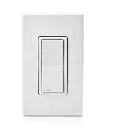 Leviton Amba Hardwired Smart Programmable Timer for Towel Warmers - Perfect for Bathroom Heating & Spa Luxury (120V, White)