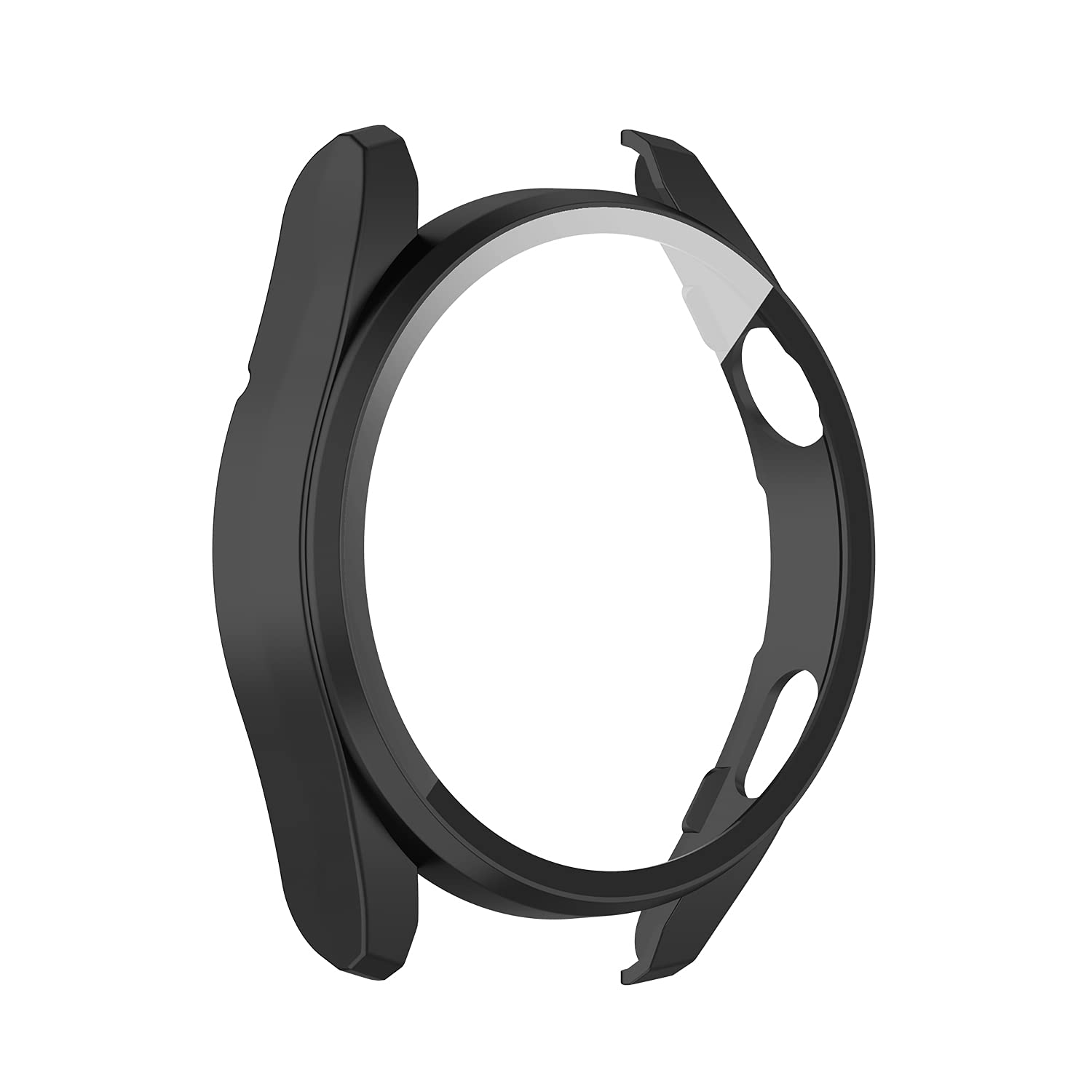 Premium Scratch-Resistant PC Case Cover with HD Tempered Glass Screen Protector for Huawei Watch 3 Pro - Durable Protection for Workouts, Outdoor Activities & Daily Use (Black)