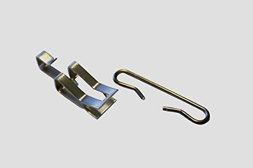 Roof De-Icing Heating Cable Clips and Spacers Kit - Durable Gutter & Roof Snow Melting Cable Accessories for Winter Home Protection (Ideal for Roof Edge, Gutters, Downspouts in Cold Climates)