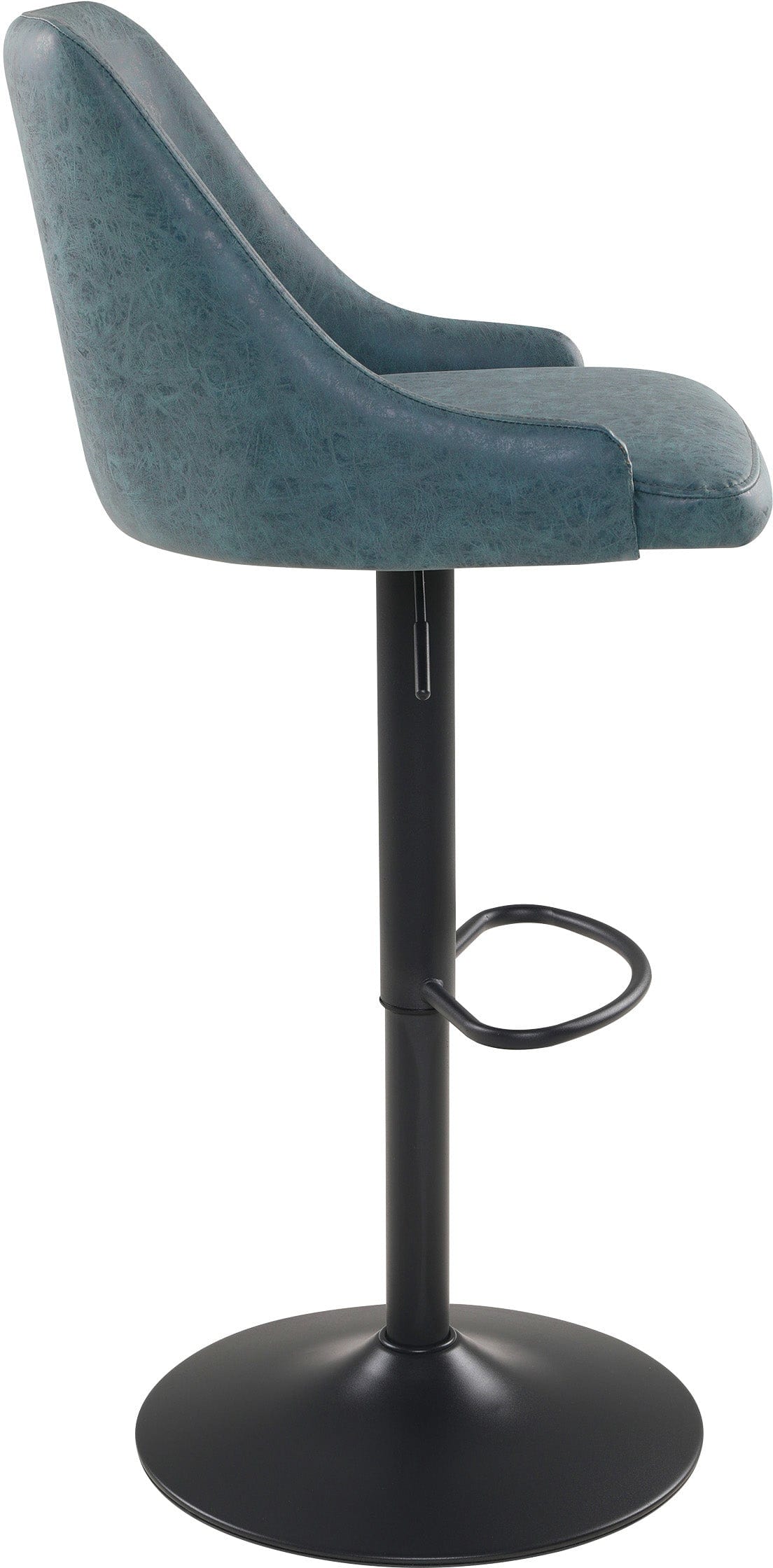 Office Star Sylmar Height Adjustable Stool with Back Support - Ergonomic Swivel Chair for Home Office, Kitchen Counter, Bar & Workstation - Black Mesh Seat [SYL]