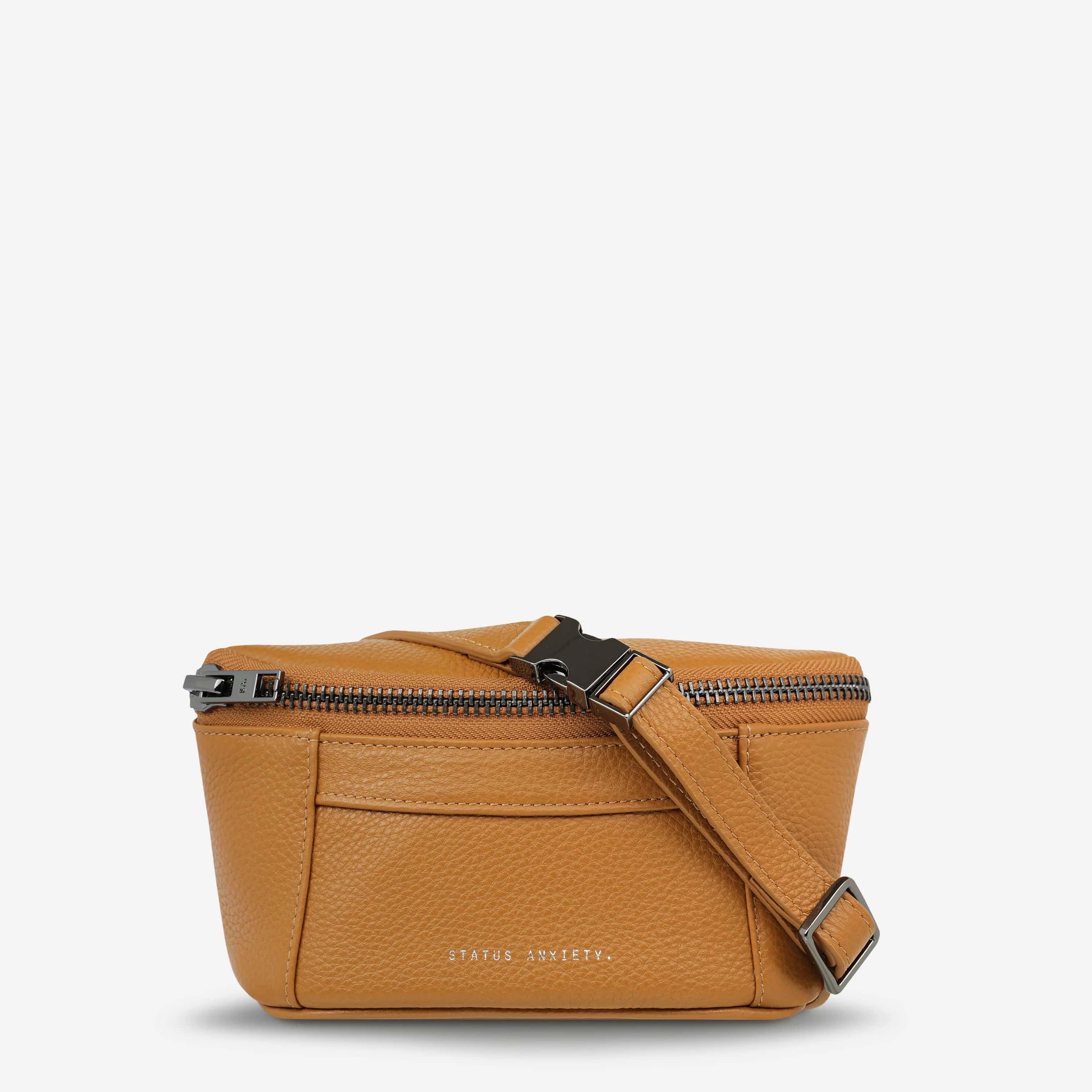 Status Anxiety Best Lies Bag in Tan - Stylish Crossbody Bag for Women, Perfect for Work, Travel & Everyday Use