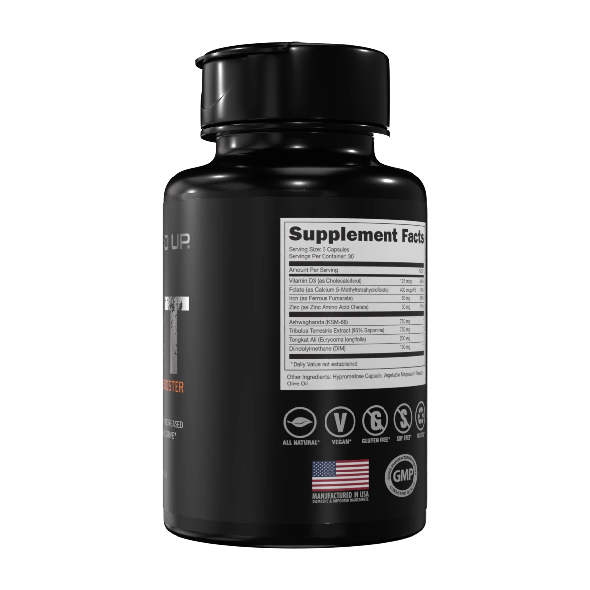 Bucked Up RUT 90 Capsules - Natural Energy & Focus Supplement for Workout, Gym & Daily Performance - Boost Stamina & Mental Clarity