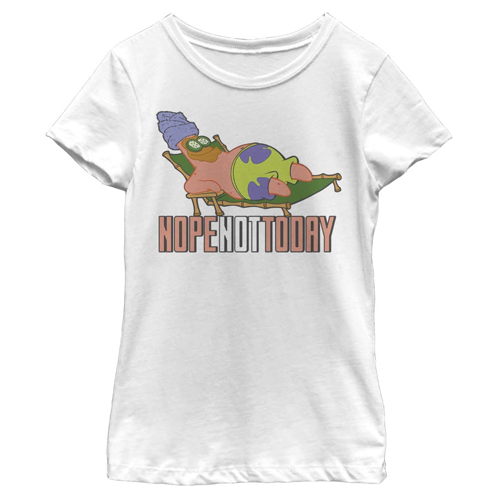 SpongeBob SquarePants Nickelodeon Cartoon Girls Short Sleeve T-Shirt - Fun Kids Casual Top for School, Playdates & Birthday Parties