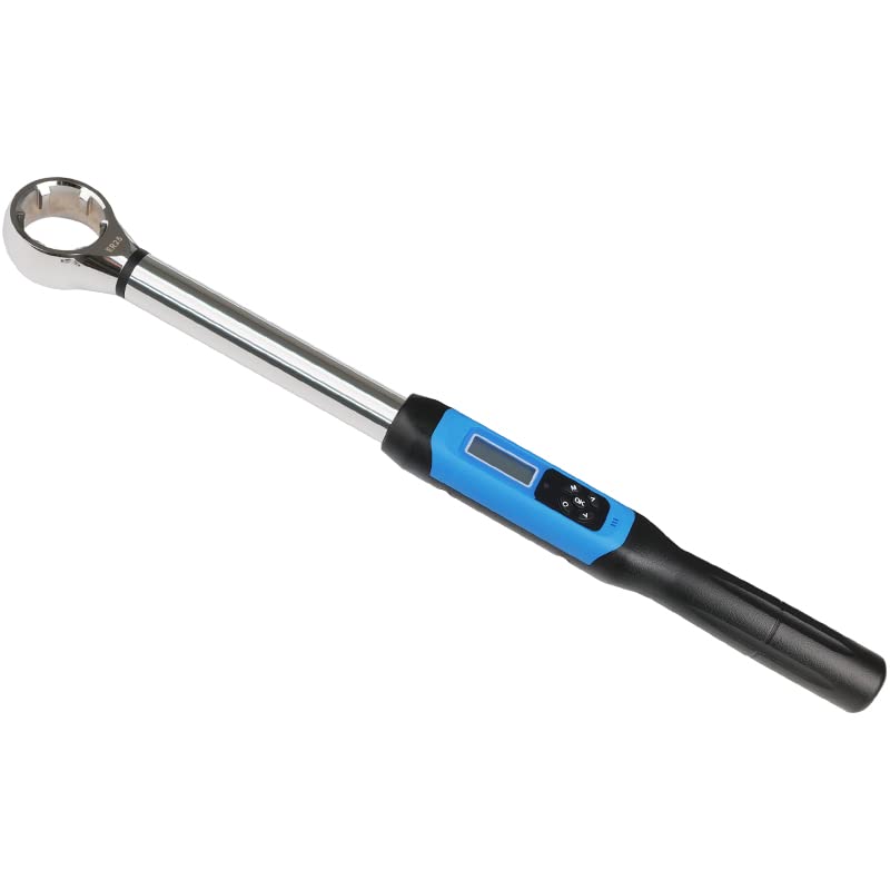 ZAC Digital Torque Wrench ER25UM - ±2% Accuracy Electronic Nut Torque Wrench with Audible/Visual Alarms & LED Indicator for ER Series Nuts - Perfect for Automotive Repair, Industrial Maintenance & DIY Projects