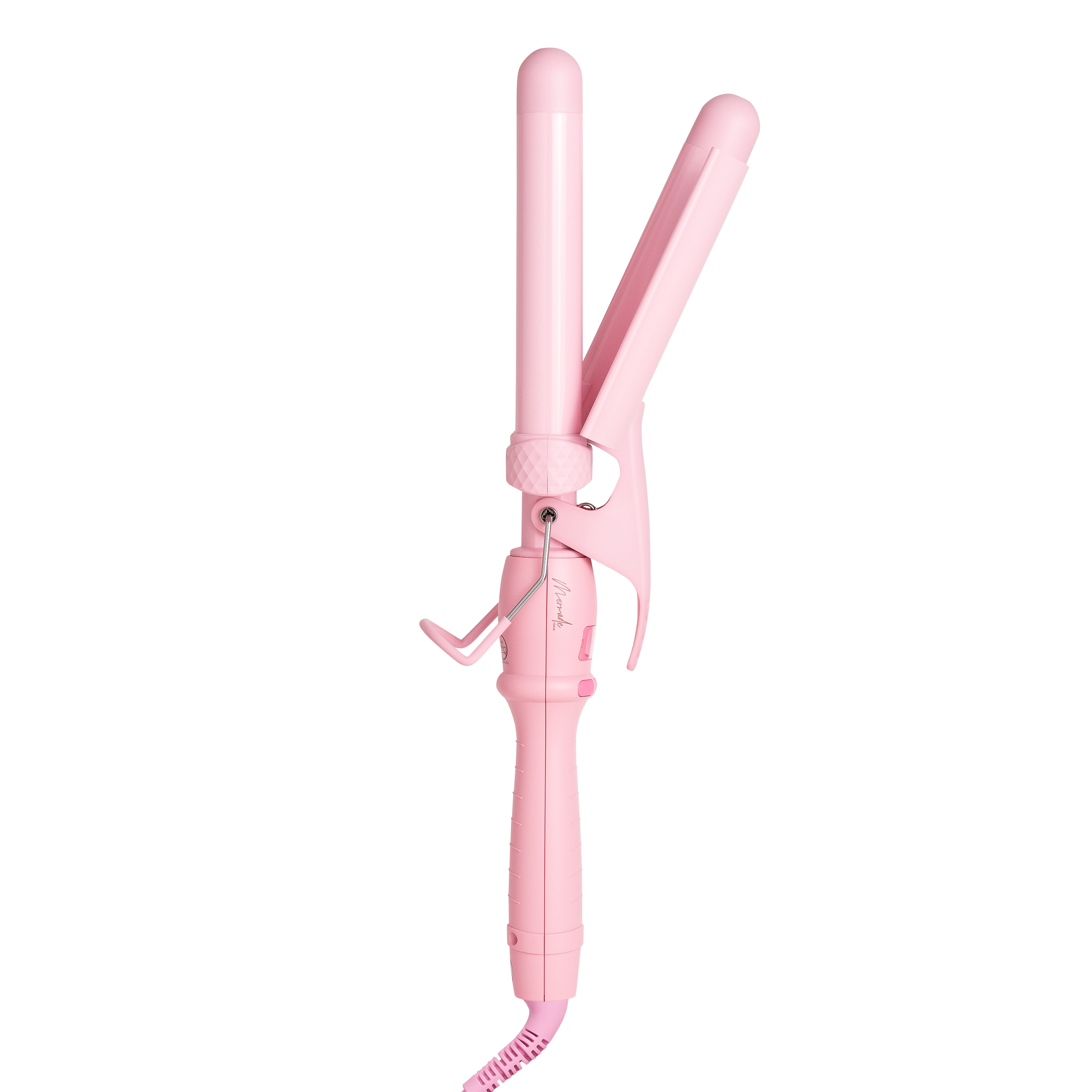 Mermade Hair PRO Mini Pink Hair Waver 25mm - Professional Hair Curling Iron for Beach Waves & Vintage Styles - Perfect for Parties, Weddings & Everyday Glam