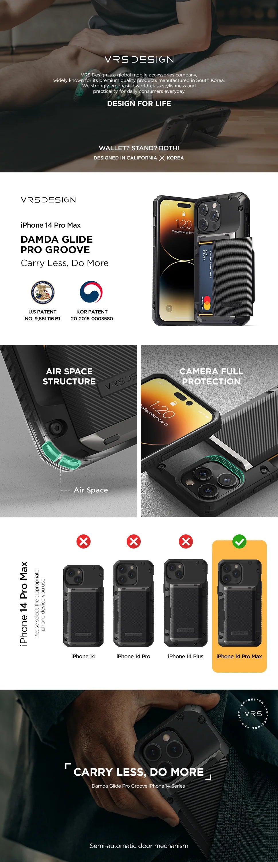 Premium iPhone 14 Series Case - Damda Glide Pro Slim Protective Cover with Anti-Slip Grip | Perfect for Everyday Use, Travel & Outdoor Activities