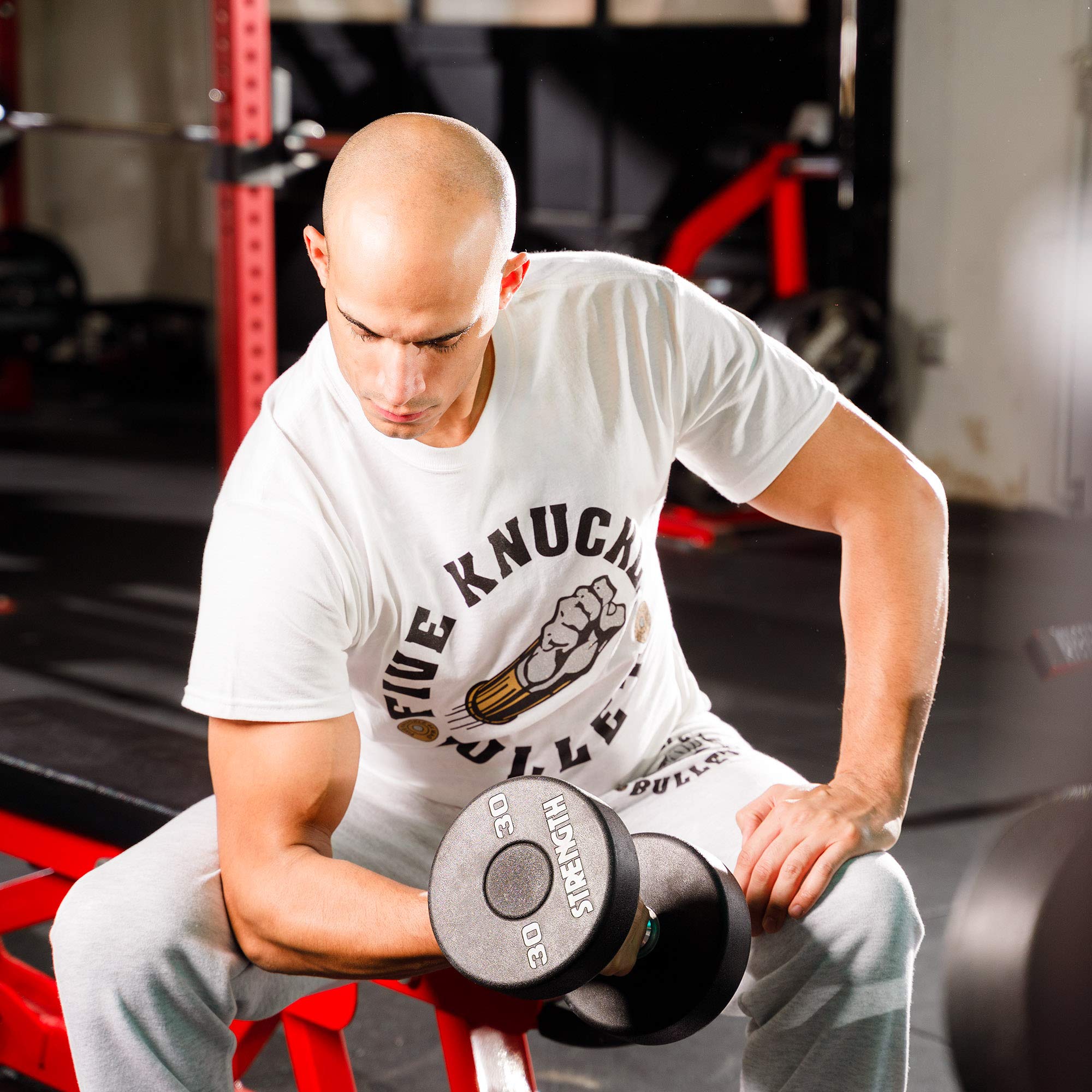 Original 44 MAG Logo Heavyweight 100% Cotton T-Shirt for UFC MMA Boxing Athletes & Fans - Gym Workout & Casual Streetwear